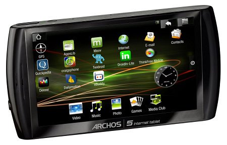 Tahvelarvuti Archos 5 Internet Tablet 32GB - Pilt 1 / 500px