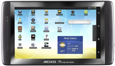 Tahvelarvuti Archos 70 Internet Tablet 250GB - Pilt 1 / 500px