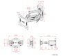 Teleri kinnitus seinale Omnimount NC100C - Pilt 4 / thumb