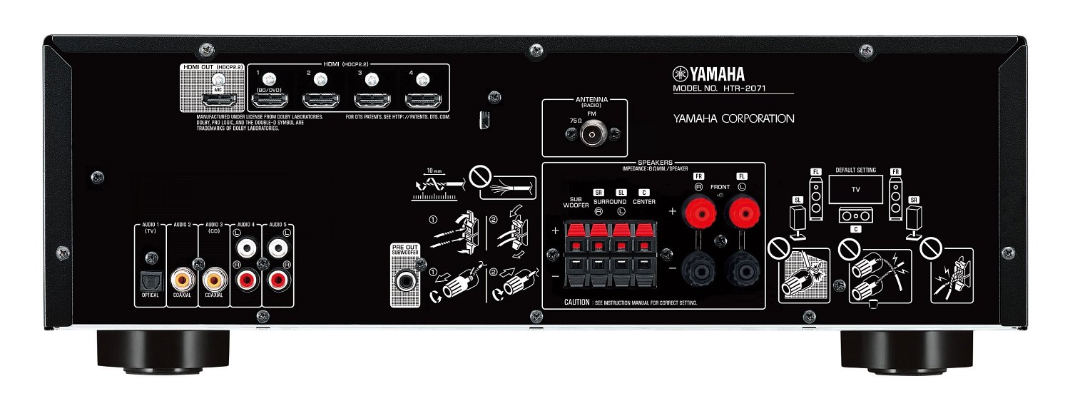 Yamaha HTR-2071 pilt 1