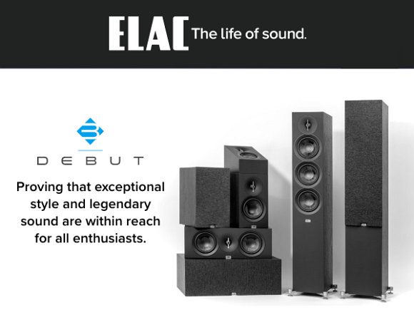 Elac Debut 3.0 seeria klarid