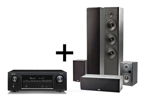 Denon AVR-X1400H + Polk Audio T-series 5.0 klarikomplekt